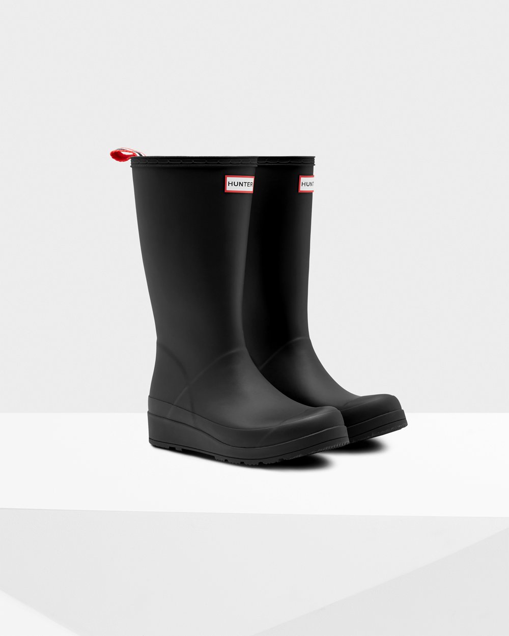 Hunter Mujer Original Tall Rain - Play Botas Negras - 306-UDVRYB